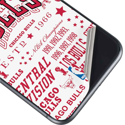 NBA Chicago Bulls Historic Blast iPhone 11 Skin