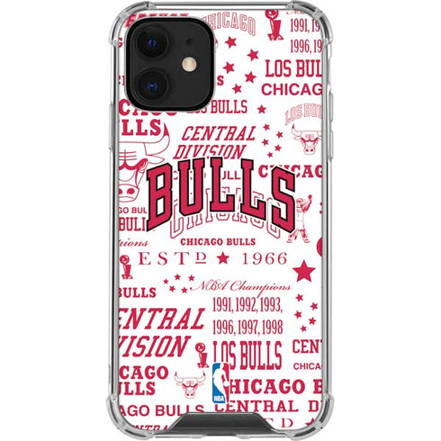 NBA Chicago Bulls Historic Blast iPhone 12 Clear Case