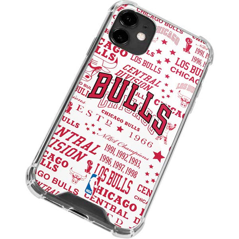 NBA Chicago Bulls Historic Blast iPhone 12 Mini Clear Case