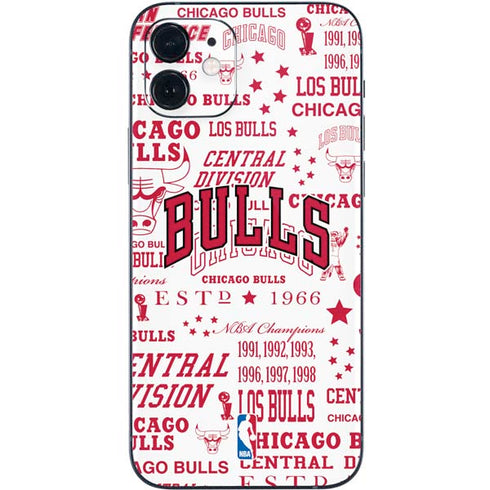 NBA Chicago Bulls Historic Blast iPhone 12 Mini Skin