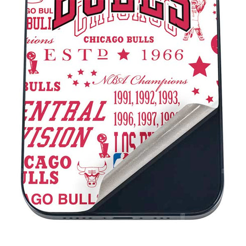 NBA Chicago Bulls Historic Blast iPhone 12 Mini Skin
