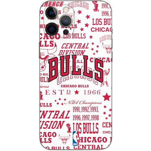 NBA Chicago Bulls Historic Blast iPhone 12 Pro Max Skin
