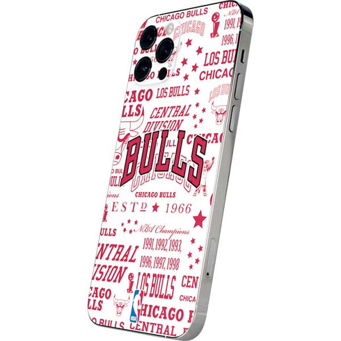 NBA Chicago Bulls Historic Blast iPhone 12 Pro Skin