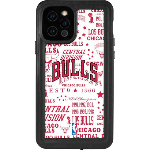NBA Chicago Bulls Historic Blast iPhone 12 Pro Waterproof Case