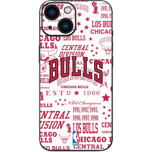 NBA Chicago Bulls Historic Blast iPhone 13 Mini Skin
