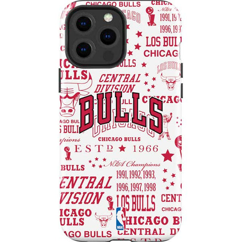 NBA Chicago Bulls Historic Blast iPhone 13 Pro Max Impact Case