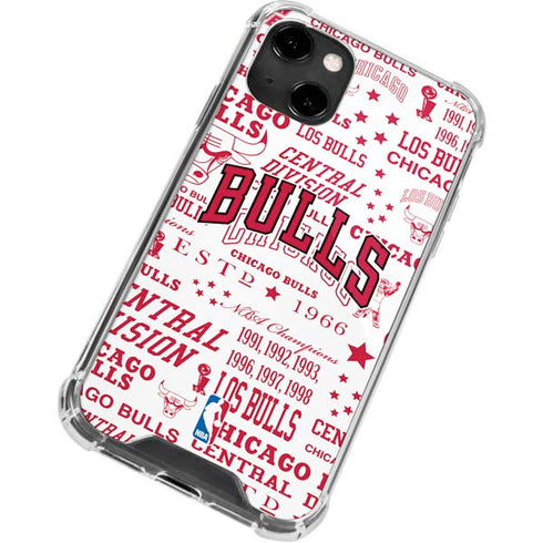 NBA Chicago Bulls Historic Blast iPhone 14 Clear Case