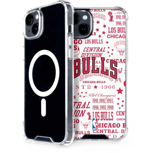 NBA Chicago Bulls Historic Blast iPhone 15 Plus MagSafe Case