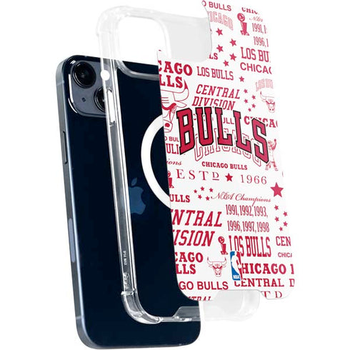 NBA Chicago Bulls Historic Blast iPhone 15 Plus MagSafe Case