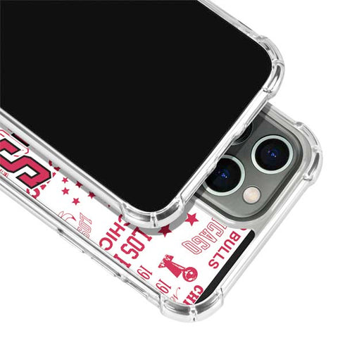 NBA Chicago Bulls Historic Blast iPhone 14 Pro Clear Case