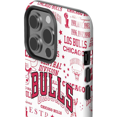 NBA Chicago Bulls Historic Blast iPhone 15 Pro Impact Case