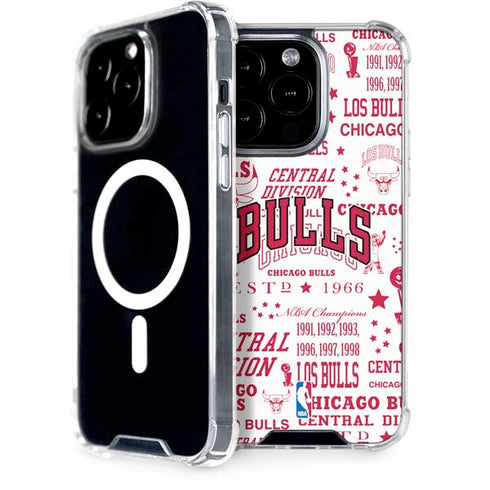 NBA Chicago Bulls Historic Blast iPhone 15 Pro MagSafe Case