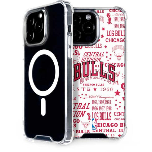 NBA Chicago Bulls Historic Blast iPhone 15 Pro Max MagSafe Case