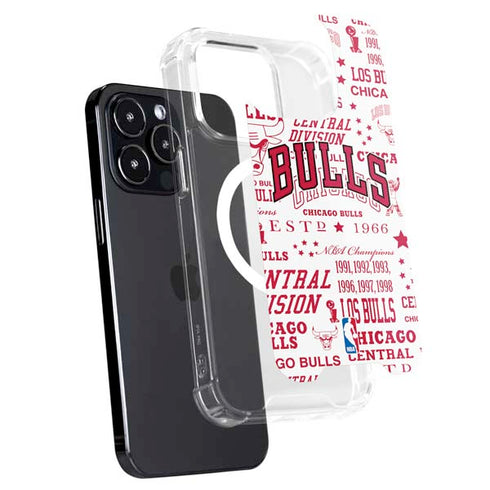 NBA Chicago Bulls Historic Blast iPhone 15 Pro Max MagSafe Case