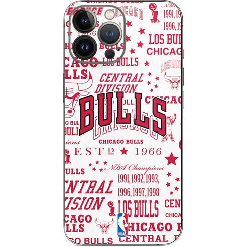 NBA Chicago Bulls Historic Blast iPhone 14 Pro Max Skin