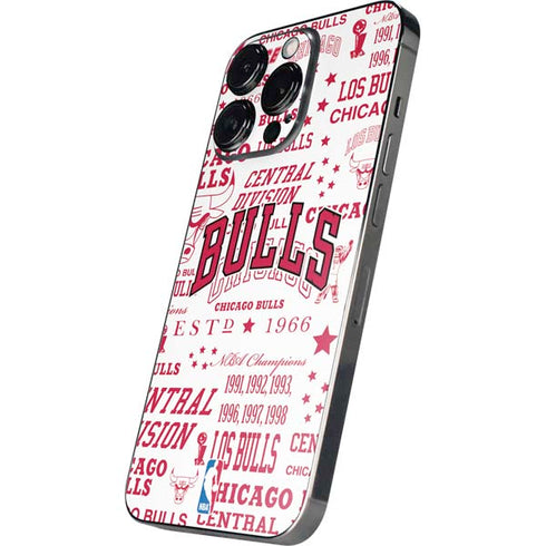 NBA Chicago Bulls Historic Blast iPhone 14 Pro Max Skin