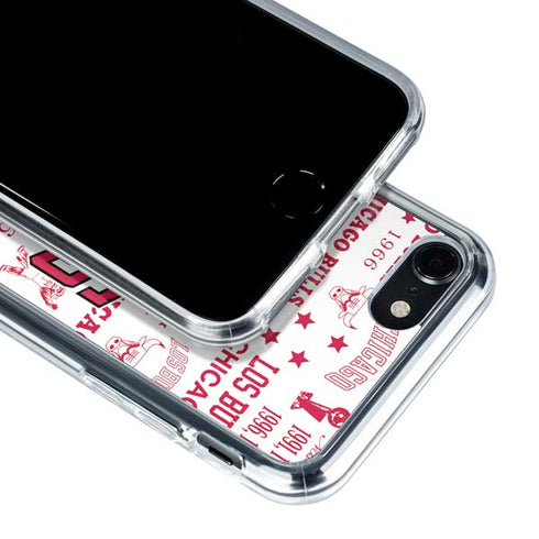 NBA Chicago Bulls Historic Blast iPhone SE (2nd & 3rd Gen) Clear Case