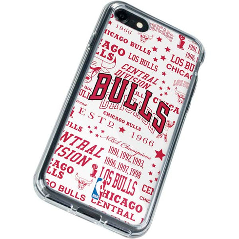 NBA Chicago Bulls Historic Blast iPhone SE (2nd & 3rd Gen) Clear Case