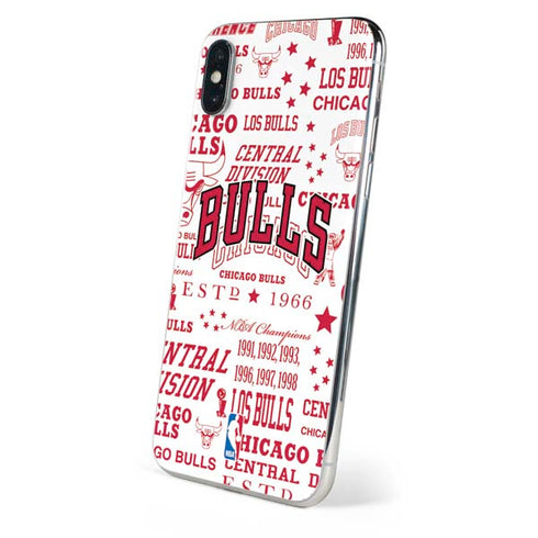 NBA Chicago Bulls Historic Blast iPhone X Skin