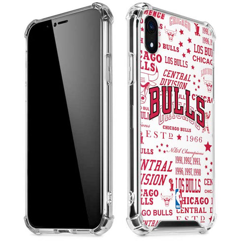 NBA Chicago Bulls Historic Blast iPhone XR Clear Case