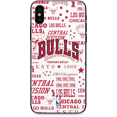 NBA Chicago Bulls Historic Blast iPhone XS Max Skin