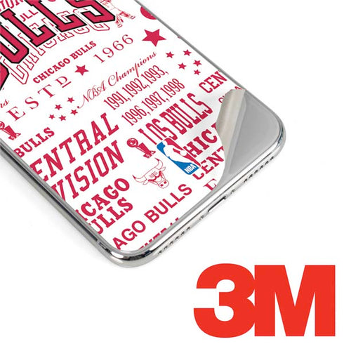 NBA Chicago Bulls Historic Blast iPhone XS Max Skin