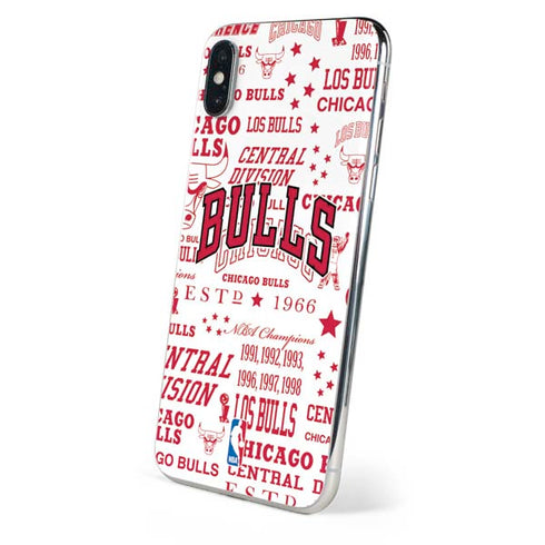 NBA Chicago Bulls Historic Blast iPhone XS Skin