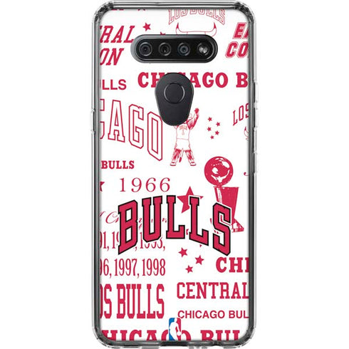 NBA Chicago Bulls Historic Blast LG K51/Q51 Clear Case