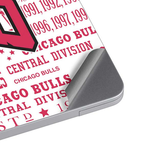 NBA Chicago Bulls Historic Blast MacBook Skins