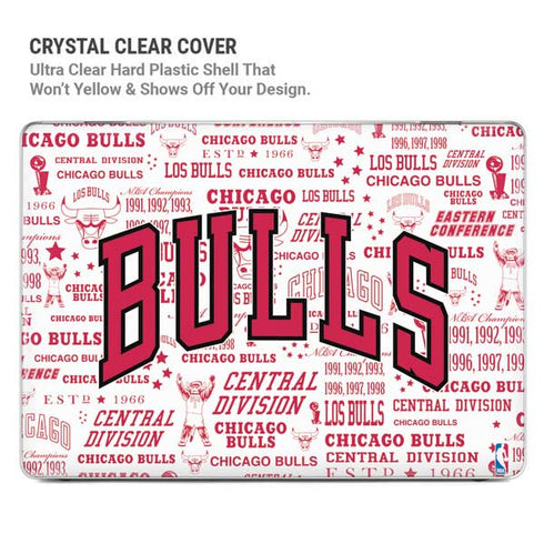 NBA Chicago Bulls Historic Blast MacBook Air 15in (2023-2025) Case plus Skin