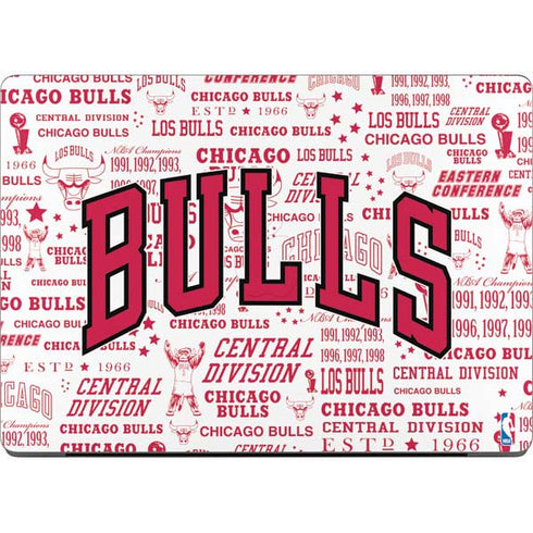 NBA Chicago Bulls Historic Blast MacBook Pro 14in (2021-24) Skin