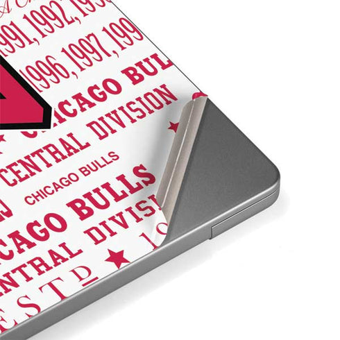 NBA Chicago Bulls Historic Blast MacBook Pro 14in (2021-24) Skin
