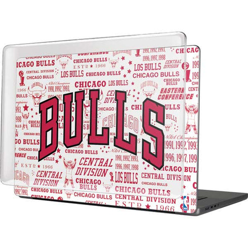 NBA Chicago Bulls Historic Blast MacBook Pro 16in (2021-25) Case plus Skin