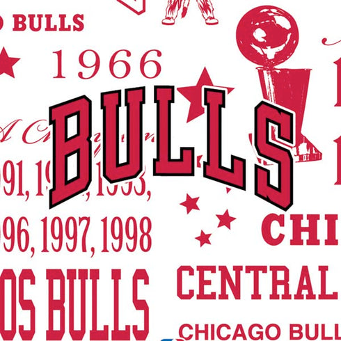 NBA Chicago Bulls Historic Blast Moto E5 Play Skin