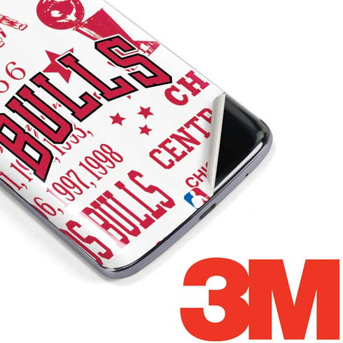 NBA Chicago Bulls Historic Blast Moto E5 Plus Skin