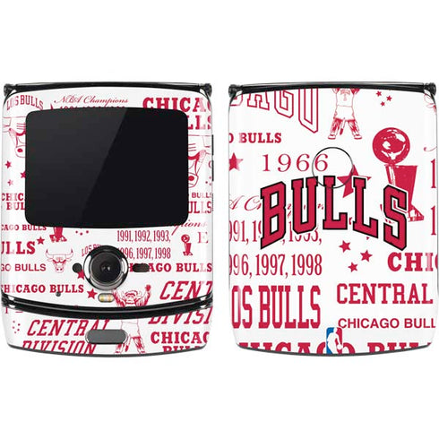 NBA Chicago Bulls Historic Blast Motorola RAZR Skin