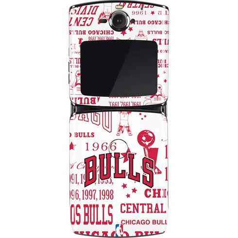 NBA Chicago Bulls Historic Blast Motorola RAZR Skin
