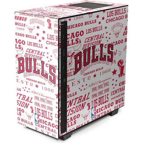 NBA Chicago Bulls Historic Blast NZXT H510 Compact ATX Mid-Tower Case Skin