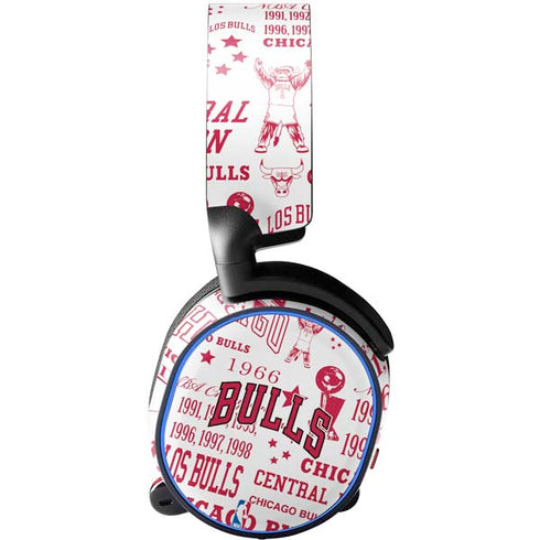 NBA Chicago Bulls Historic Blast SteelSeries Arctis 3 Skin