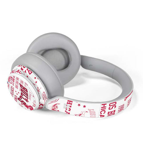NBA Chicago Bulls Historic Blast Surface Headphones Skin