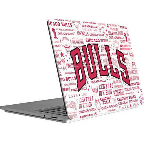 NBA Chicago Bulls Historic Blast Surface Laptop Studio Skin