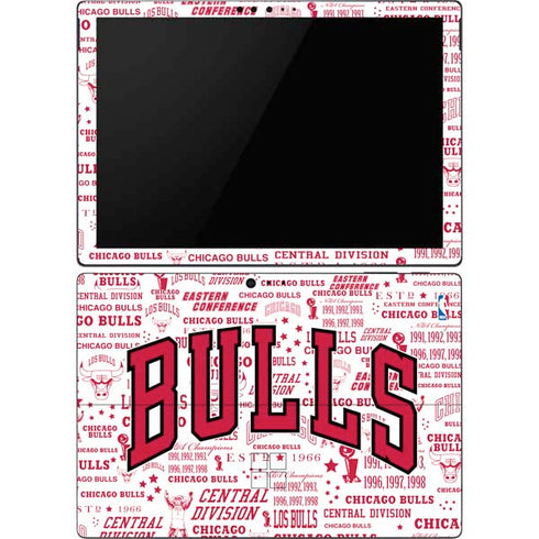 NBA Chicago Bulls Historic Blast Surface Pro 6 Skin