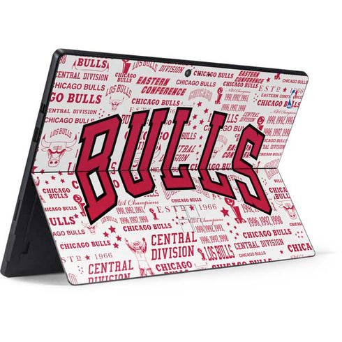 NBA Chicago Bulls Historic Blast Surface Pro 6 Skin