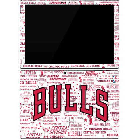 NBA Chicago Bulls Historic Blast Surface Pro 7 Skin