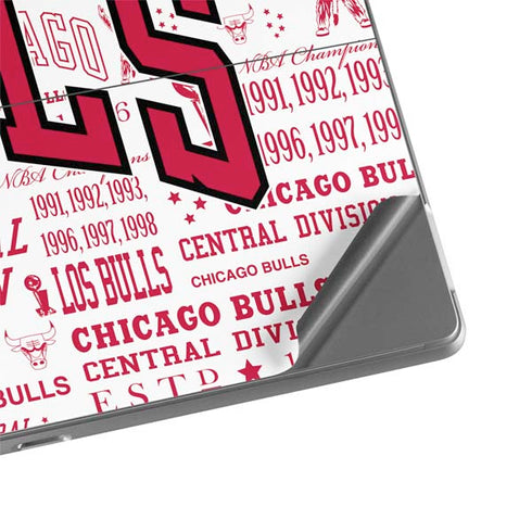 NBA Chicago Bulls Historic Blast Surface Pro 8 Skin
