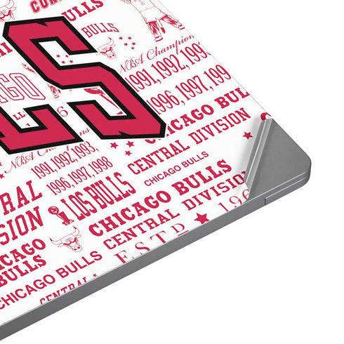 NBA Chicago Bulls Historic Blast Universal Laptop 17in (13.8 x 10in) Skin