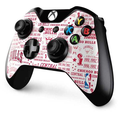 NBA Chicago Bulls Historic Blast Xbox One Controller Skin