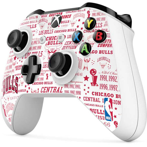 NBA Chicago Bulls Historic Blast Xbox One S Controller Skin