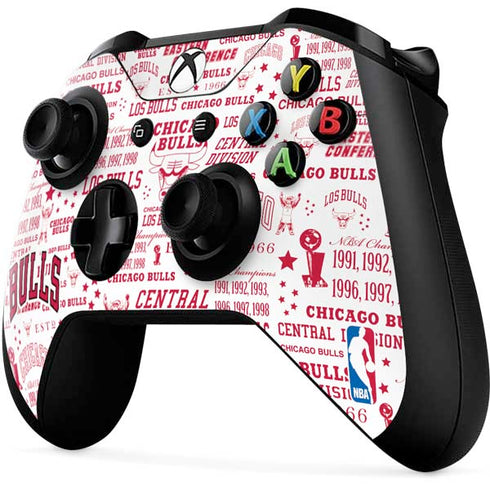 NBA Chicago Bulls Historic Blast Xbox One X Controller Skin