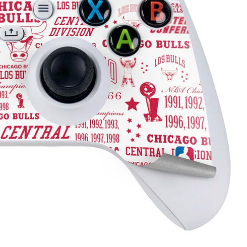 NBA Chicago Bulls Historic Blast Xbox Series S Controller Skin
